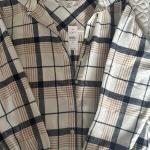 Loft Button up long sleeve top